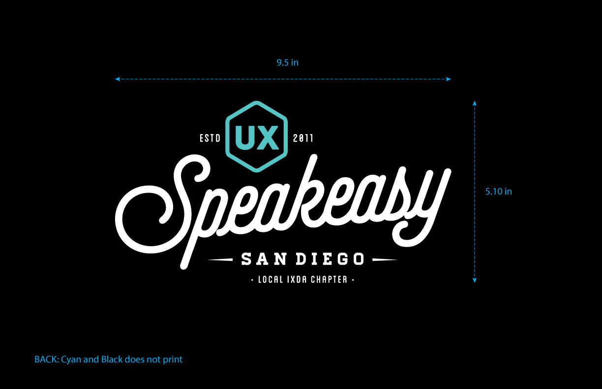 UX Speakeasy T-Shirt Back